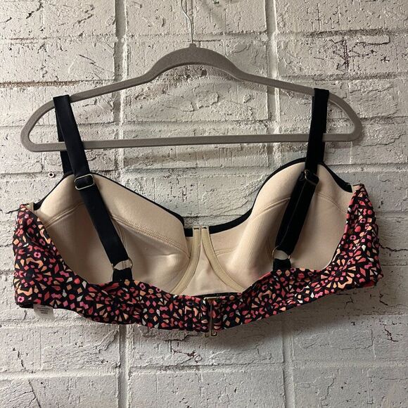 Ava & Viv Bathing Suit Bra Bikini Top Abstract Geometric Design Plus Size Curvy - Picture 5 of 10